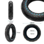 Pneu plein ultraléger 10x2,125-6,1/B34 - points bleus [Nedong] – Image 2