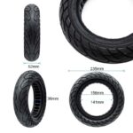 Pneu plein ultraléger 10x2,125 - ligne noire - Pneu plein ultraléger 10x2,125-6,1/B34 - ligne bleue [Nedong]