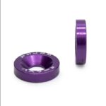 Rondelle JDM violette avec vis M6x16 - 10 pcs - Rondelle JDM rouge avec vis M6x16 - 10pcs – Image 3