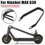 Support de garde-boue en métal noir pour Ninebot Max G30 – Image 2
