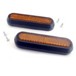 Catadioptre noir avec réflecteur jaune pour Xiaomi - 2 pcs. – Image 2