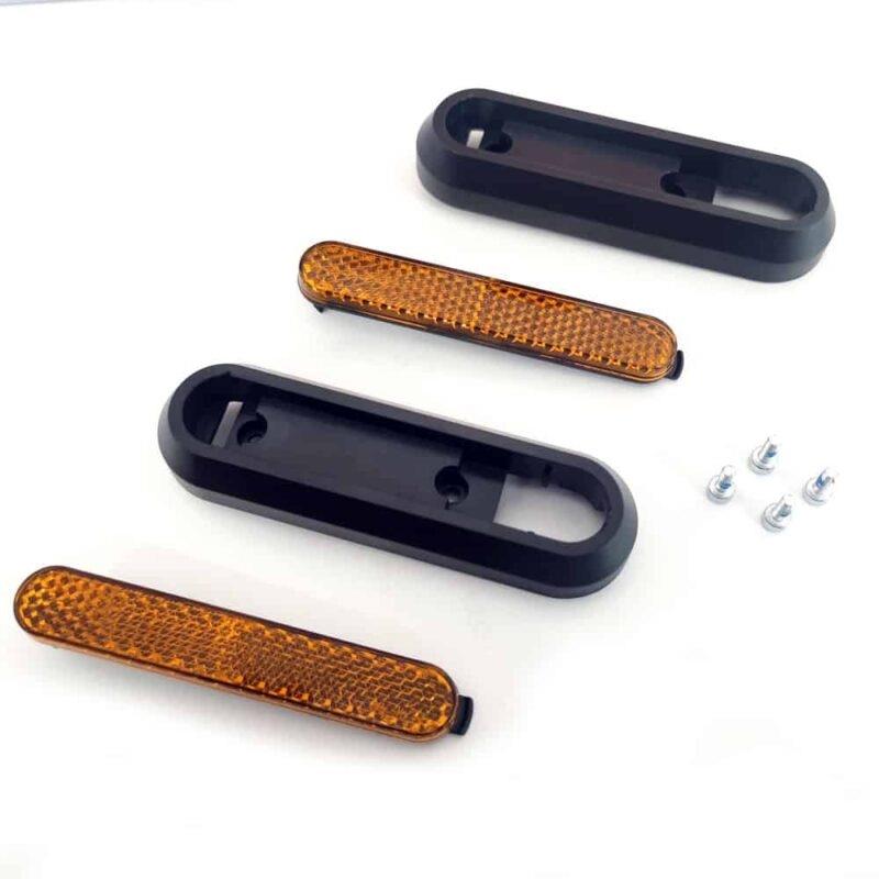 2969 Catadioptre noir avec réflecteur jaune pour Xiaomi - 2 pcs. – Image 1