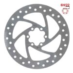 Disque de frein 160mm 6H argent – Image 2