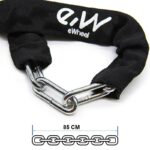 Cadenas à chaine avec mot de passe - 85cm – Image 3