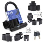 Cadenas en fer à cheval avec clé - 15cm – Image 3