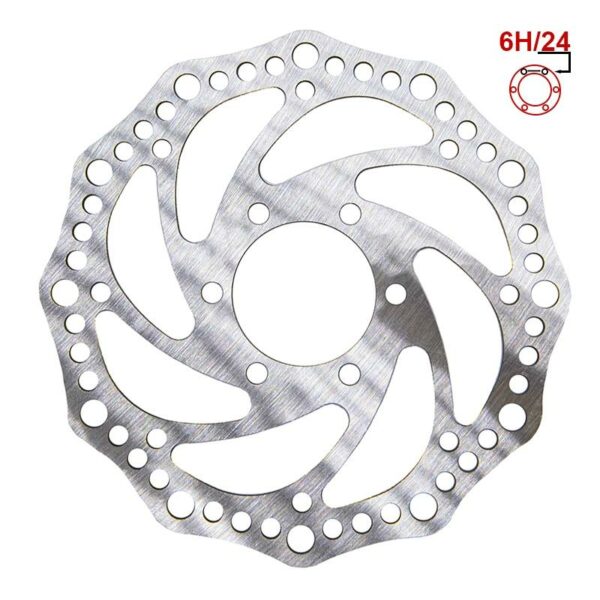 Disque de frein R6,2 140mm 6H argent - 48mm