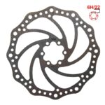Disque de frein R6.1 180mm 6H argenté - Disque de frein R6.1 160mm 6H argenté – Image 2