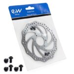 Disque de frein R6 160mm 6H argent - 48mm – Image 2