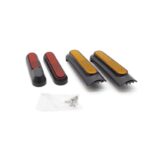 Catadioptrique noir avec réflecteur jaune/rouge pour Xiaomi Mi4 Pro