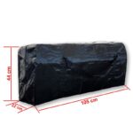 Housse en tissu imperméable 100x40x20 cm noir – Image 2