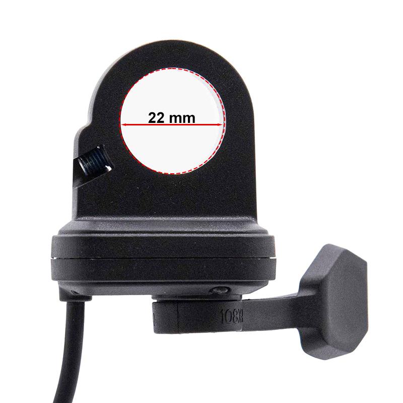 6624 accélérateur avec connecteur sm 1,6M noir – Image 1