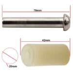 Goupille avec barre PU20x42mm 8/M5x73mm pour Kugoo S1