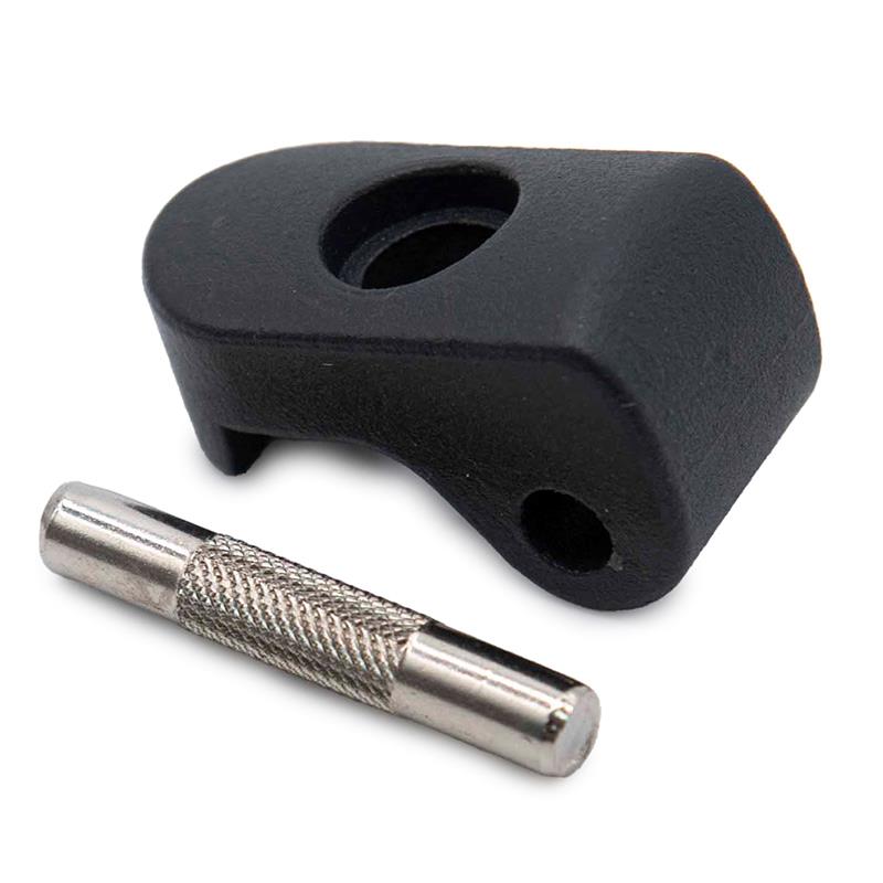 6718 Crochet en acier inoxydable noir avec tige de 6mm pour Xiaomi Mi3 – Image 1