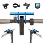 Rallonge de guidon 20cm bleu - Rallonge de guidon 20cm noir – Image 5