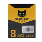 Chambre à air premium 2.0mm épaisseur 8,5x2(156) valve 90x90° [Black cat] – Image 4