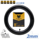 Chambre à air premium 2.0mm épaisseur 8,5x2(156) valve 90x90° [Black cat] – Image 3