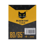 Chambre à air premium 80/65-6 2.0mm Valve 90x90º - 5uds [Black cat] – Image 4