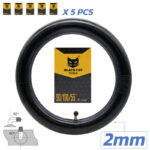 Chambre à air premium 90/100/55-6 2.0mm Valve 90x90º - 5uds [Black cat] – Image 2