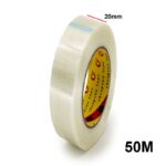 Ruban en fibre de verre 50m - 20 mm - Ruban adhésif en fibre de verre 50m - 50 mm