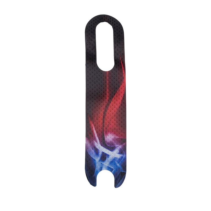7268-1 Grip Deck Silicone Blue and Flame pour Xiaomi - modèle 2 - Grip Deck Silicone PVC Doodle pour Xiaomi - modèle 2 – Image 1