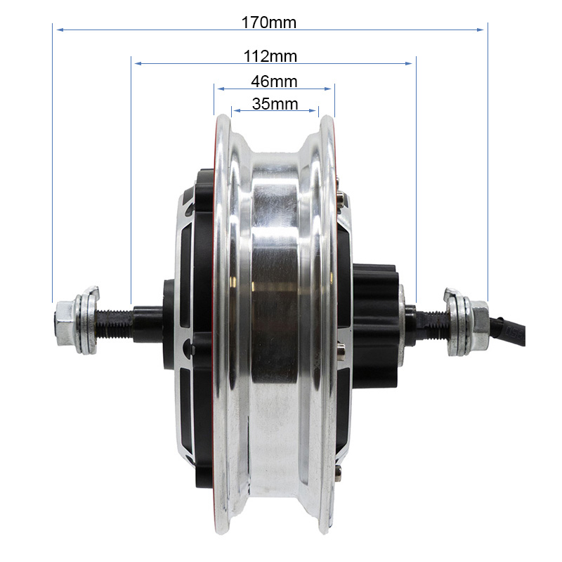 7427251493185_2_medidas Moteur 48V 800W 6/B34 – Image 1
