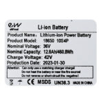 Batterie 36V 12,8 à / H pour Xiaomi Pro / 2 – Image 3