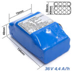 Batterie externe 36v 4.4 à / h