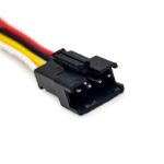 Connecteur avec Câble 22AWG SM 3 broches - 5F/5M – Image 2