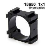 Support de batterie 18650 1x1 - 10 pcs