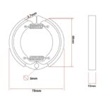 Plaquettes de frein à tambour pour Mi3 lite/Mi4 lite/Motus Scooty 10 – Image 3