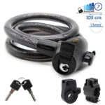 Cadenas à câble avec clé -110cm – Image 19