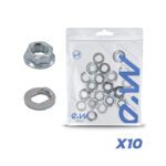 Rondelle et écrou M10 moteur pour Xiaomi - 10 pièces – Image 2