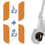 Autocollant réflecteur de cache R & G Niu Original KQi1 Pro - 4 pcs