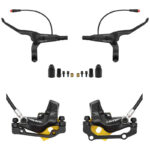 Kit de frein hydraulique noir Y5 Avant L arrière R [NUTT]