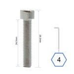 Vis de jante moteur Dualtron (non compatible avec le modèle Mini) – lot de 30 unités – Image 2