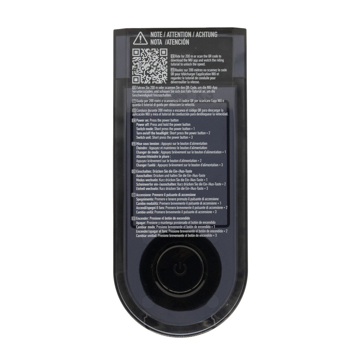 Cache écran Niu KQi300P – Image 3