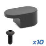 Crochet garde-boue arrière noir pour Ninebot Max G30 lot de 10 – Image 4