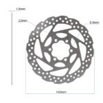 Disque de frein EWD003 - 140mm – Image 2