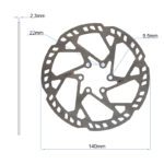Disque de frein - 140mm (2,3mm d'epaisseur)