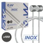 Câble de frein 3m acier inoxydable - 100 PCS