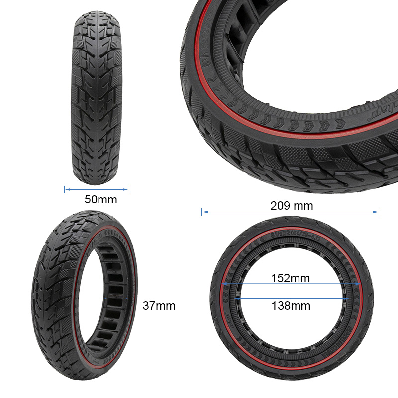 8435764438110_2 Roue pleine off-road 8,5x2 (50/75-6,1) rouge – Image 1