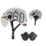 GLOOB Urban blanc - gris M orejeras amovibles - GLOOB Urban blanc - gris L cache-oreilles amovibles – Image 2