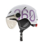 GLOOB Urban blanc - violet M cache-oreilles amovibles - GLOOB Urban blanc - violet L cache oreilles amovibles