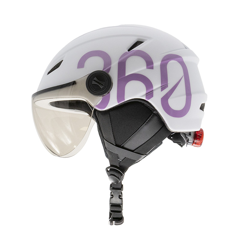 8435764438578_3 GLOOB Urban blanc - violet M cache-oreilles amovibles – Image 1
