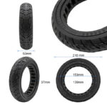Roue pleine off-road 8,5x2 (50/75-6,1) noir – Image 4