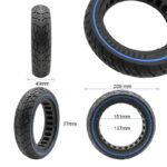Roue pleine off-road 8,5x2 (50/75-6,1) bleu – Image 3