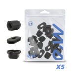Bouchons en silicone noirs pour Xiaomi 4 Lite (2e génération) – lot de 5 – Image 4