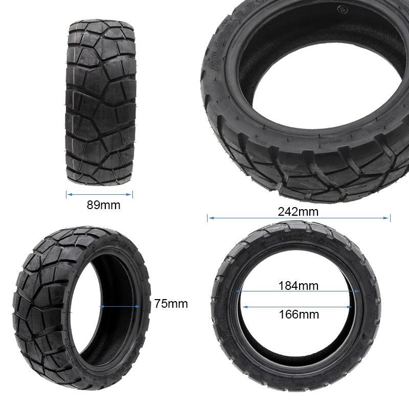 8435764440311_2 Pneu tubeless 80/50-6.5 Rhinotrack Runflat – Image 1