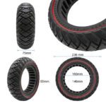 Pneu plein off-road 70/75-6,5 ligne rouge – Image 3