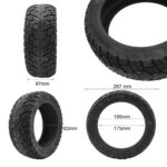 Pneu tubeless off-road 90/55-7 rouge – Image 5